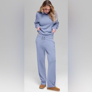 ALO Yoga Wool Cashmere New Class Sweatpants Winter Frost Womens XS Brand New